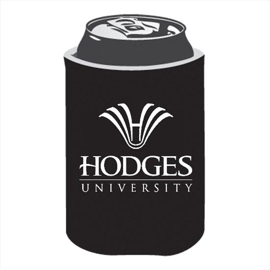 Hodges University Drinkware Collapsible Can Cooler - Black