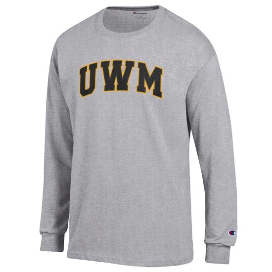 University of Wisconsin - Milwaukee Basic Long Sleeve Shirt - Oxford Grey