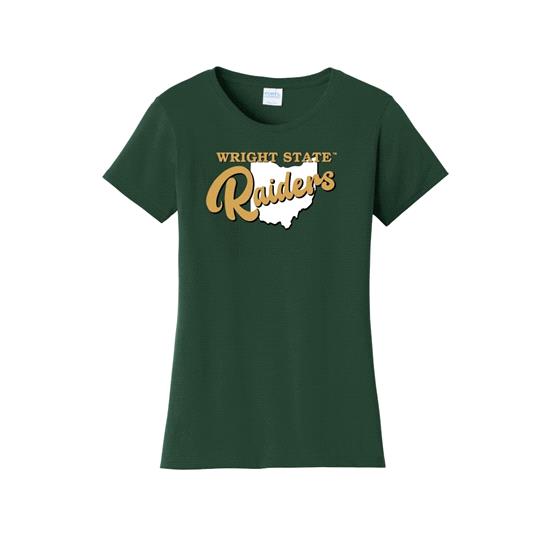 Nike / Men's Wright State Raiders Green Dri-FIT Cotton T-Shirt