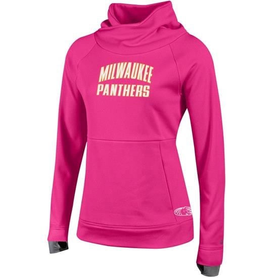 University of Wisconsin - Milwaukee Fleece Funnel Sweatshirt - Pinksicle