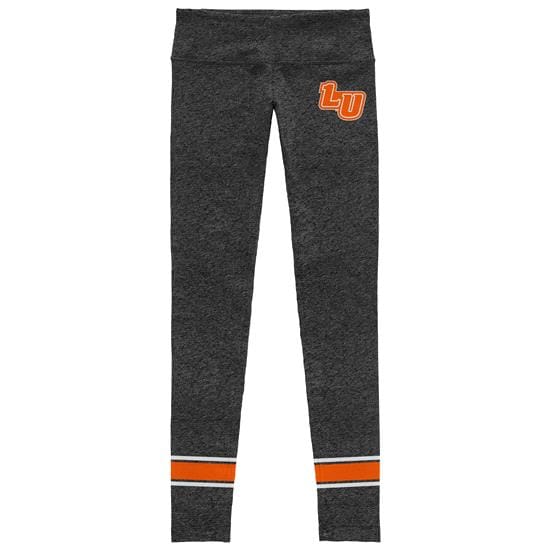 LU Women's Avery Compression LU Leggings - Graphite/Orange
