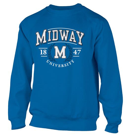 SALE - Midway Benchmark Pullover Crew - Royal