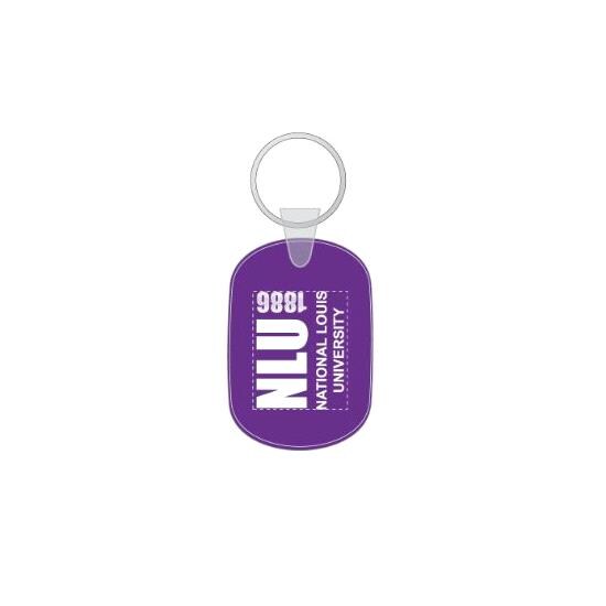 NLU Keychain - Translucent Purple