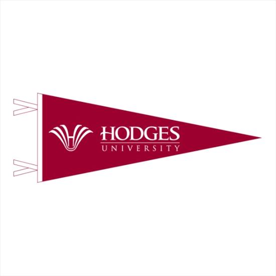Hodges University Spirit Logo Pennant