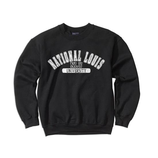 NLU Comfort Fleece Crewneck Sweatshirt - Black