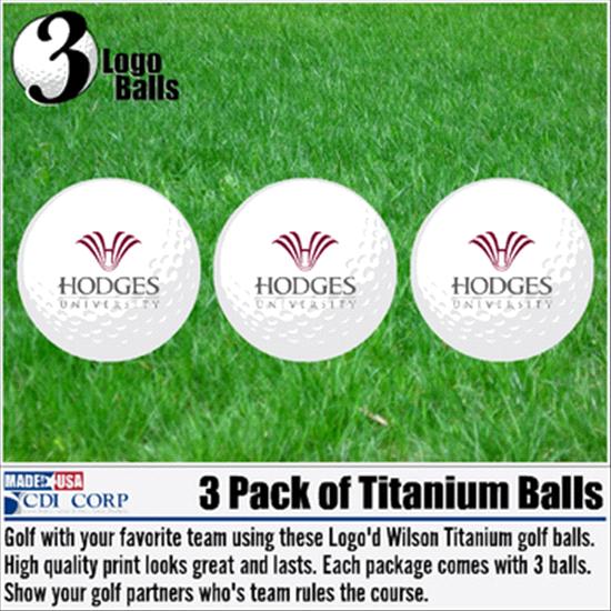 Hodges University Golf Wilson Golf Balls - 3 ct.