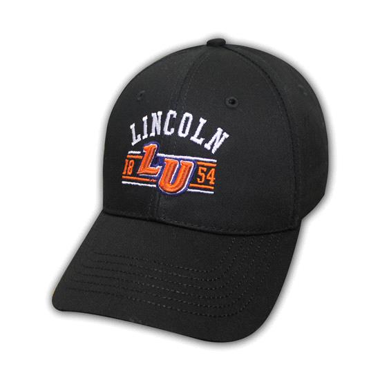 LU Baseball Cap Structured Epic Cap Velcro Closure - Black