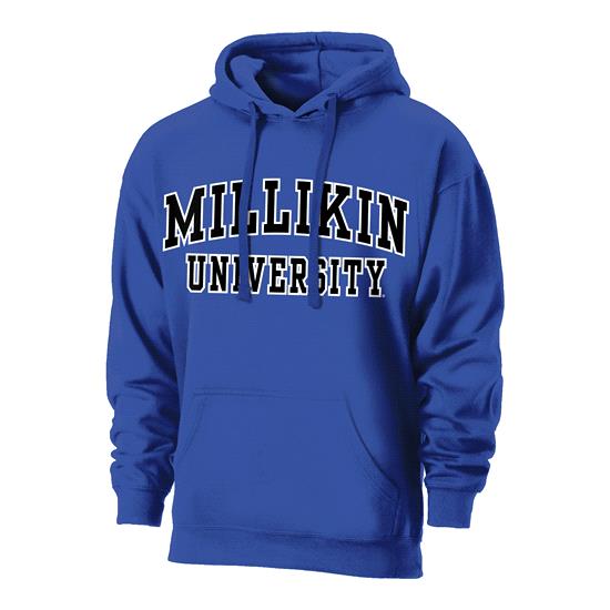 Millikin University Classic Arch Hooded Sweatshirt - Royal Blue