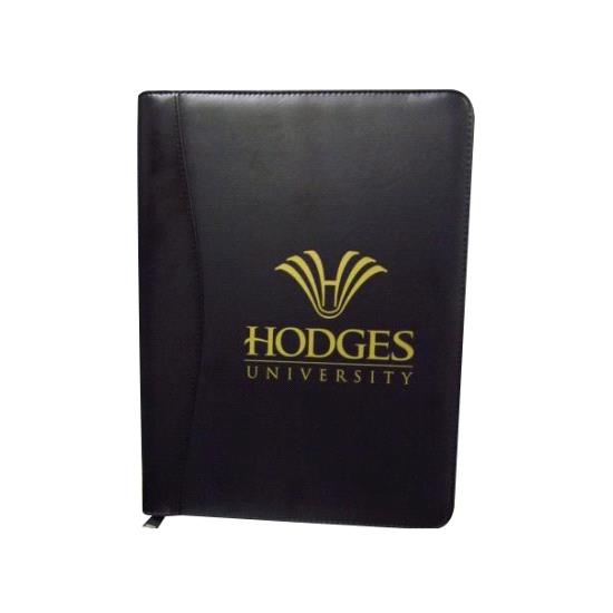 Hodges University Office Zippered Padfolio