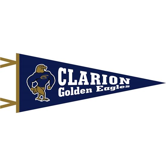 Clarion University 12 x 30 Pennant w/Mascot