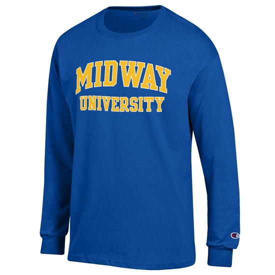 Midway Classic Arch Long Sleeve T-Shirt - Royal