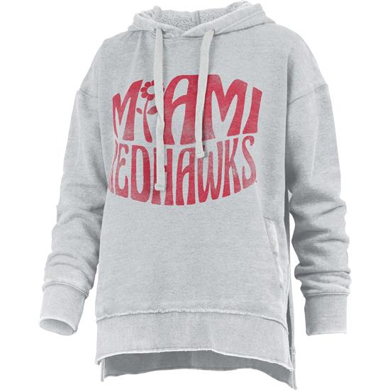 Miami Pressbox Goldie Side-Split Pocketed Vintage Fleece Hoodie