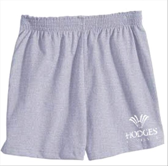 Hodges University Shorts Ladies Logo Cheer Short - Grey