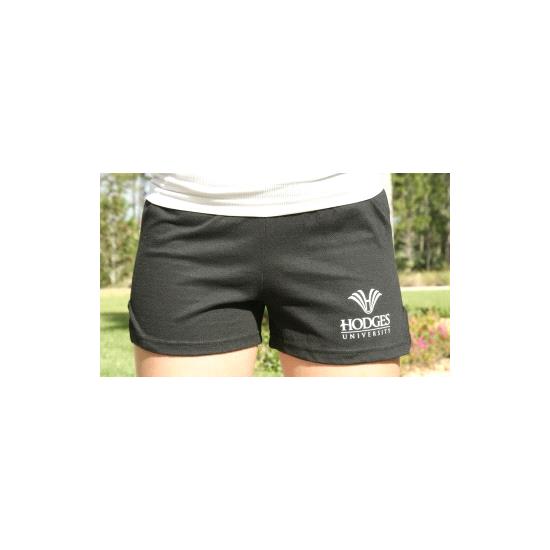 Hodges University Shorts Ladies Logo Cheer Short - Black