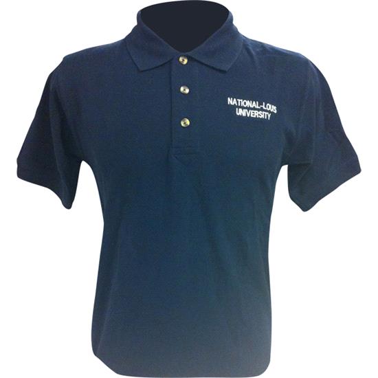 National-Louis University Navy Blue Polo Shirt