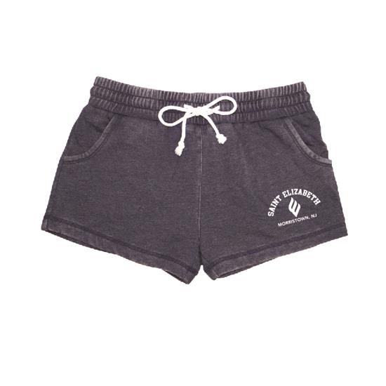 College of Saint Elizabeth Ladies' Flame Arch Rally Shorts - Navy