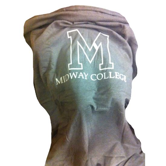 Graphite Midway College Sweatshirt Blanket
