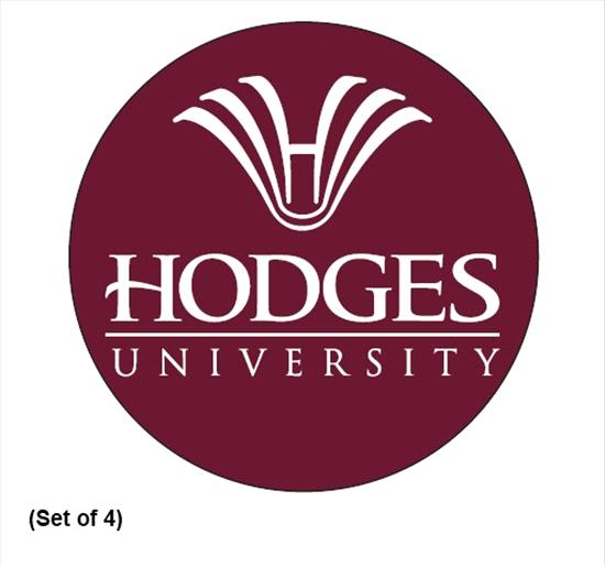 Hodges University Drinkware Logo Neoprene Coasters - Pack of 4