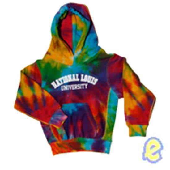 SALE - NLU Youth Crazy Tie Dye Hoodie