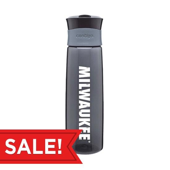 University of Wisconsin - Milwaukee Water Bottle - Charcoal