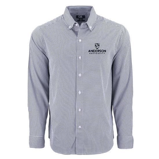 cutter and buck dress shirts & Atlanta Falcons Historic - Skyline Recycled Pinstripe Mens Long Sleeve Button Down Shirt in Elemental Grey/White Buck Skyline Recycled Pinstripe Mens Long Sleeve Button Down Dress Shirt is engineered with innovative work Cutter Buck Men's Long-Sleeved DryTec