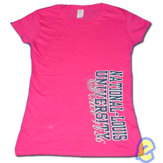 NLU Pink Since 1886 Fitted Tee