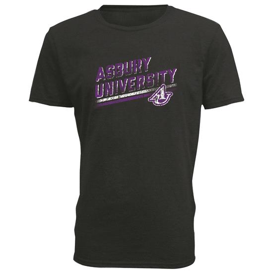 Asbury University Vintage Sheer Dark Gray T-Shirt
