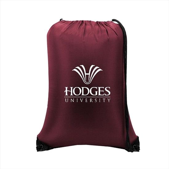 Hodges University Bags Drawstring Bag - Maroon