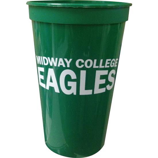 Green Midway College 22OZ Stadium Cup
