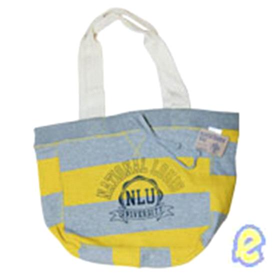 NLU Yellow Stripe Beachcomber Bag
