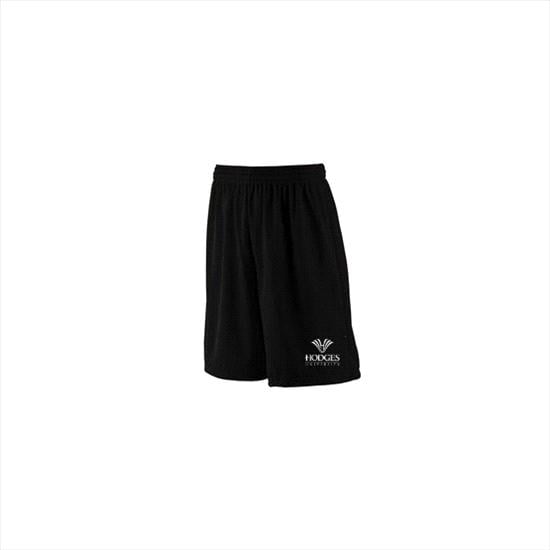 Hodges University Shorts Men's Logo Athletic Short - Black