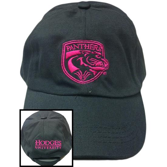 Hodges University Hats Cotton Cap - Smoke/Komen Pink
