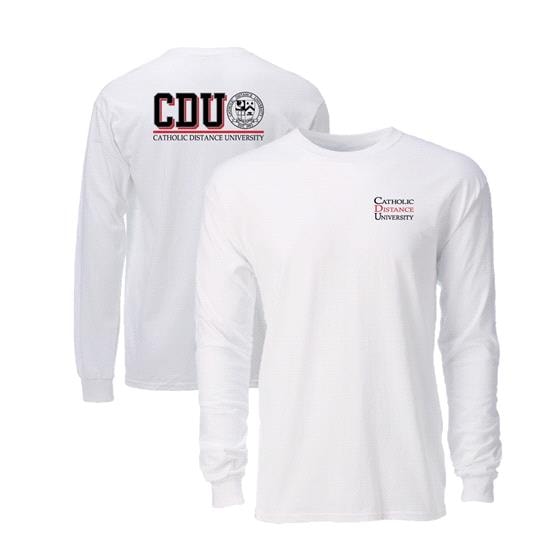 Catholic Distance University Long Sleeve T-Shirt - White