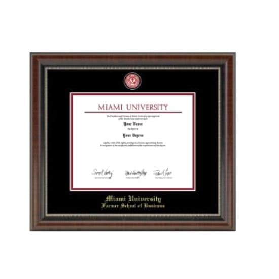 Miami Farmer School of Business Masterpiece Diploma Frame Item #225952