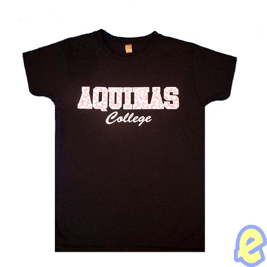 Aquinas College Black Polka Dot Tee