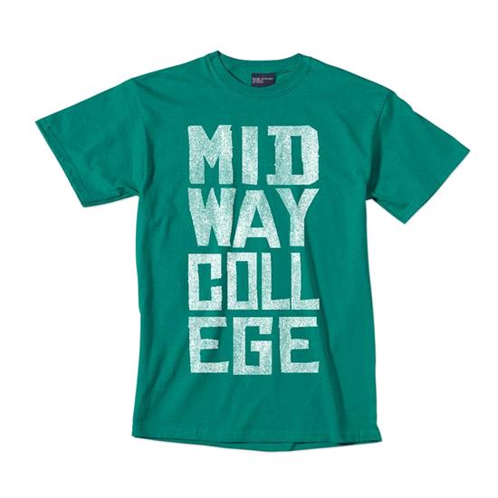 Midway College Oversized Tee Teal