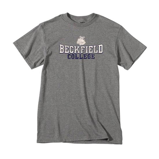 Beckfield College Stacked Short Sleeve T-Shirt - Graphite