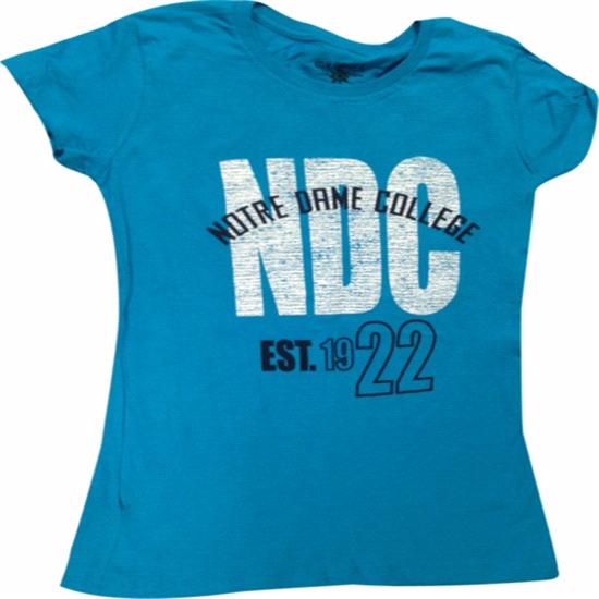SALE - NDC Ladies Established Short Sleeve T-Shirt - Turquoise