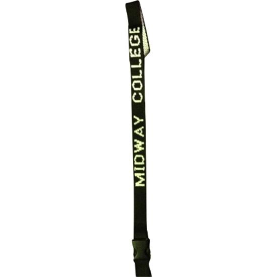 Black Midway College Lanyard with Hook