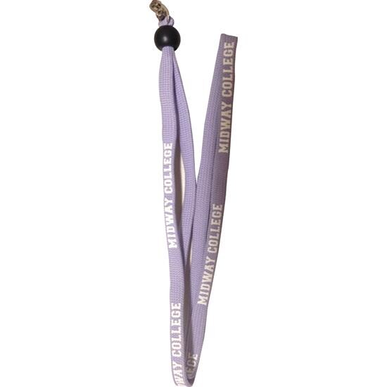 Lavender Midway College Lanyard with Hook