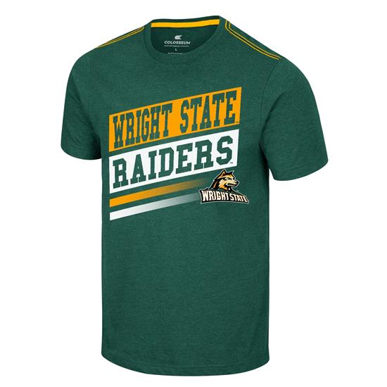 Colosseum Men's Wright State Raiders Green Pullover Hoodie, XXL