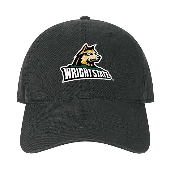 Wright State Legacy EZA Relaxed Twill Cap Athletic Mark