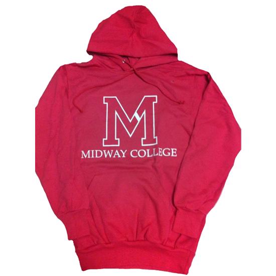 Hot Pink Midway College Comfort Fleece Hoodie