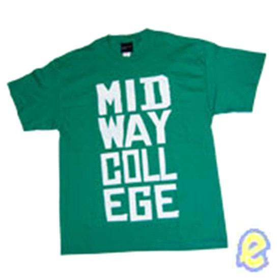 Midway College Oversized Tee Kelly Green