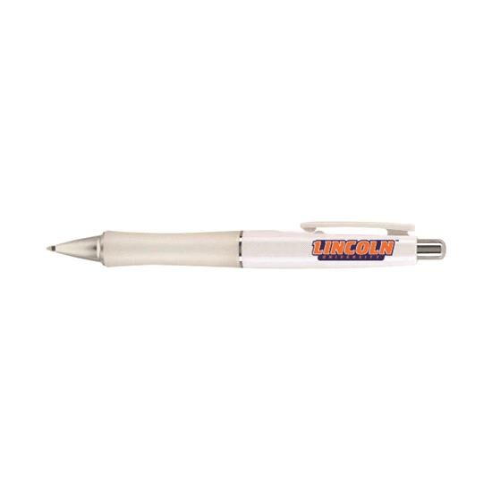 LU Lincoln University Grip Pilot Pen - White