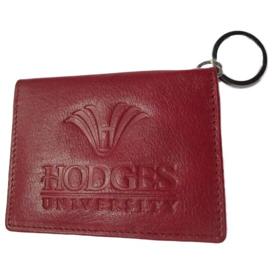 Hodges University Spirit ID Holder Leather - Red