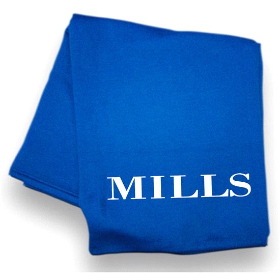 SALE - Mills Sweathshirt Blanket- Royal Blue